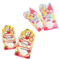 2025 personalizado impreso Mylar helado en forma de bolsa de aperitivos papel de aluminio sellado térmico a prueba de humedad Venta caliente para envasado de alimentos personalizado