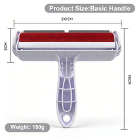 Nouvelle Arrivée Brosse à Poils d'Animaux de Compagnie en Plastique Moderne de Luxe Brosse à Rouleau pour Chat Brosse à Rouleau Auto-Nettoyante Réutilisable pour Chien Brosse à Peluches