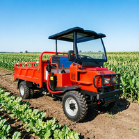 Camion benne agricole tout-terrain 4x4 multifonctionnel 1500 kg pour forêts et pentes, terrains boueux et souple
