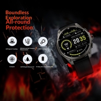Smartwatch GPS FT66 con Schermo AMOLED HD da 1,43 Pollici, Impermeabile 5ATM, Luce SOS, Bussola, Pressione Barometrica, Monitoraggio dell'Altitudine e del Sonno