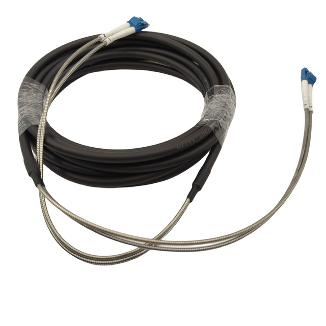 GYFJH Outdoor cable CPRI FTTA Patch Cord Duplex Single Mode 7.0mm LSZH Outdoor Fiber Patch Cable for Base Station DLC to DLC