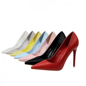 Женские туфли-лодочки; Модная обувь на высоких каблуках; Цвет черный, розовый, белый; Женская обувь; Свадебная обувь; Женская обувь; На каблуке-шпильке женские туфли на высоком каблуке; 7 видов цветов