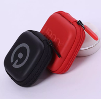 Étui de rangement pour écouteurs en EVA rigide, résistant à l'eau, léger, luxueux, portable, avec fermeture éclair, personnalisable avec logo, cadeau promotionnel