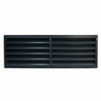 Grille d'aération linéaire personnalisée ultra-mince à cadre étroit encastrée avec volet de retour d'air pour système de climatisation centralisée