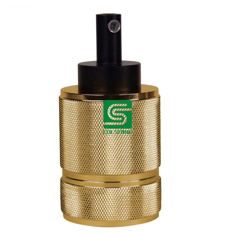 E27 золотой хромированный медный цветной винтажный металлический держатель для лампы