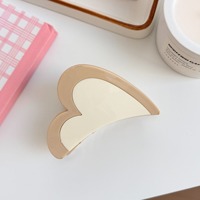 Nouvelles pinces à cheveux en acétate en gros, pinces à cheveux cœur mignonnes, pinces à cheveux personnalisées pour femmes
