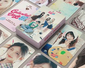 การ์ดโฮโลแกรม KPOP Idol 55 ชิ้น/กล่อง วอนยอง เรย์ ลิซ <span class=keywords><strong>IVE</strong></span> 2025 Season's Greetings การ์ดเลเซอร์ Lomo - Product Image 3