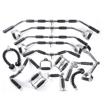 Équipement durable Gym Fitness Triceps Appuyez sur les poignées de barre avec poignées en caoutchouc pour la musculation