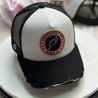 Gorra Trucker Sweet Home Run, Gorra de Béisbol de Lona Vintage Desgastada, Visera a Cuadros, Ajustable y Transpirable