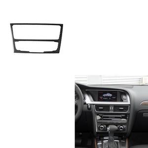 <span class=keywords><strong>Audi</strong></span> <span class=keywords><strong>Q5</strong></span>/A4L/A5 Accesorio de ajuste <span class=keywords><strong>interior</strong></span> Etiqueta engomada del coche de fibra de carbono Panel de control central Material de fibra de carbono real - Product Image 1