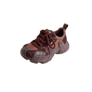 Nouvelles Chaussures Décontractées Homme en Cuir à Bout Rond et Blocs de Couleurs, Style Octopus Toe, Plateforme Respirante et Légère, Type Dad Shoes, Bottes d'Automne - Product Image 5