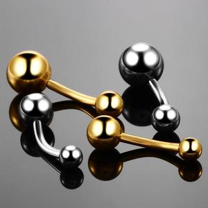 Anneaux de <span class=keywords><strong>piercing</strong></span> au <span class=keywords><strong>nombril</strong></span> en titane Gaby G23, ASTM-F136, anneau de <span class=keywords><strong>nombril</strong></span> à filetage externe, bijoux de <span class=keywords><strong>piercing</strong></span> corporel en titane - Product Image 3