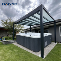 Vente en gros d'usine Prix bon marché Jacozzi extérieur Bain à remous Spa de massage Hydromassage Piscine extérieure