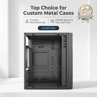 Boîtier PC de bureau standard de marque OEM, boîtier PC ATX, fabrication de tôles métalliques sur mesure, pièces en tôle métallique