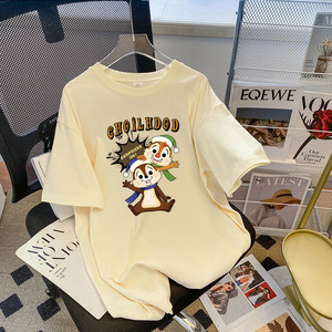 Camiseta gráfica informal de manga corta de talla grande para <span class=keywords><strong>mujer</strong></span>, camiseta con grafiti a la moda de verano 2023 - Product Image 4