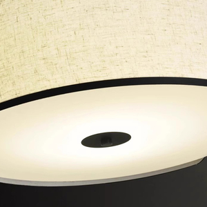 Luminaire suspendu en tissu de style chinois moderne, lustre rond en forme de tambour E27 LED pour salon, chambre à coucher, salle à manger, restaurant - Product Image 4