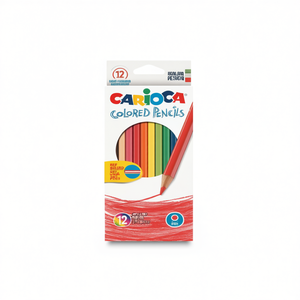 Set di matite colorate Carioca da 12 pezzi per disegnare e colorare - Product Image 3