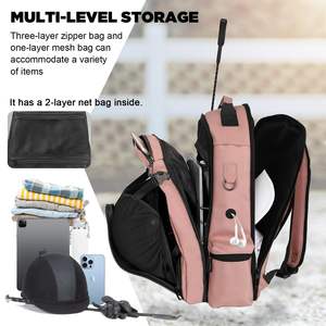 Mochila Impermeable de Poliéster <span class=keywords><strong>para</strong></span> Motociclismo y Equitación, con Soporte <span class=keywords><strong>para</strong></span> Casco y Bolsa <span class=keywords><strong>para</strong></span> Botas, Múltiples Compartimentos, Capacidad Inferior a 21L - Product Image 5