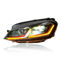 Pièce de voiture automatique SJC pour Volkswagen Golf 7.5 MK7.5 2013-2020 Phares à LED modifiés