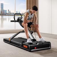 Quatre-en-un intérieur pliable multifonctionnel équipement d'entraînement tapis roulant rameur centrale électrique Fitness-pour