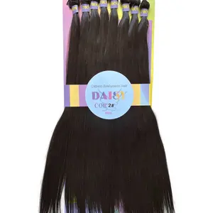 SuperStar DAISY fiber natural hair bundle Extensions capelli sintetici bun fasci di capelli in fibra premium fibra ad alta temperatura morbida