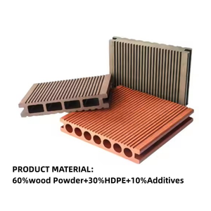 Dalles de terrasse en composite bois-plastique double face pour extérieur, revêtement de sol WPC - Product Image 6