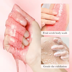 Gel de Ducha de Aloe y Frutas Orgánicas Personalizado OEM, Líquido Antienvejecimiento, Hidrata, Nutre, Ilumina y Revitaliza la Piel de Todo el Cuerpo - Product Image 3