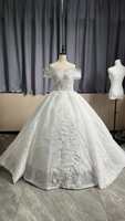 Robe de mariée de luxe personnalisée de haute qualité avec cristaux étincelants, coupe princesse, Vestidos De Novia Princesa