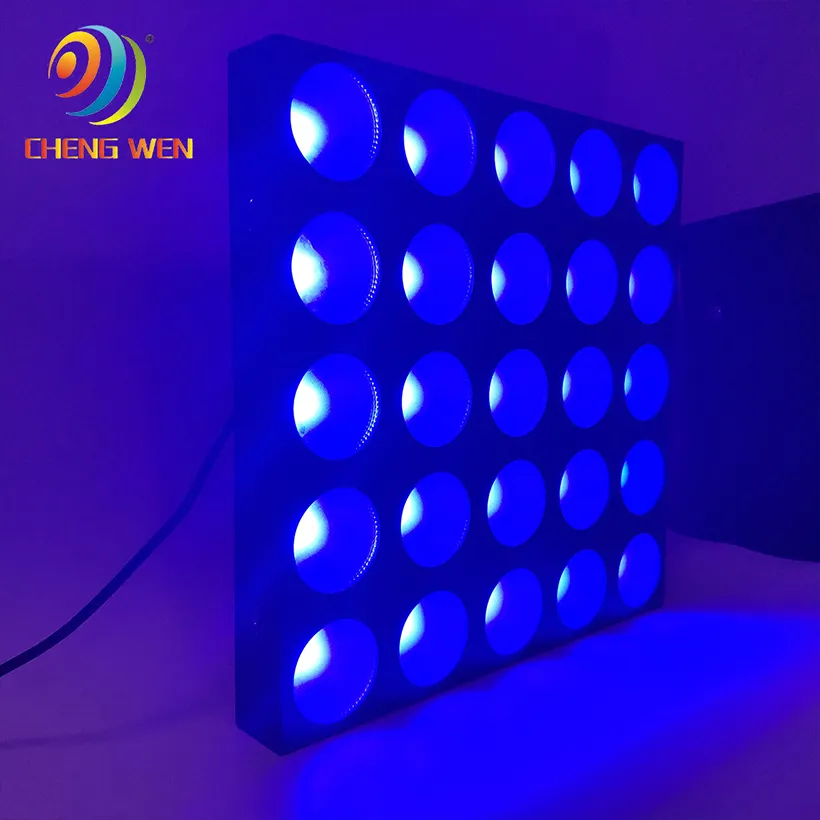 Hot Product 25Pcs Matrix Led Full Color Stage Wall Wash Panel Licht