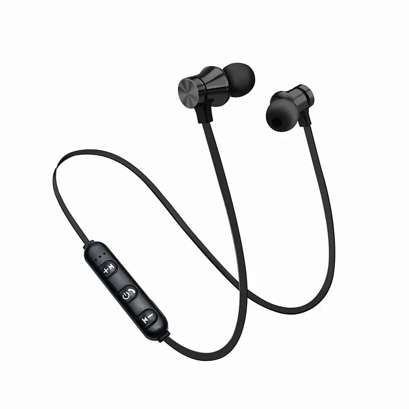 M5 M9 XT11 Bluetooth kulaklıklar manyetik boyun bandı kablosuz spor mikrofonlu kulaklık evrensel