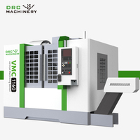 Centro de Mecanizado Vertical CNC de 3 Ejes DRC VMC1160, Alta Precisión, Husillo BT40, Cargador Automático de 24 Herramientas