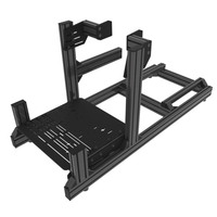 Cockpit de course Langle LE-4080 avec cadre en alliage d'aluminium, siège inclus pour simulateur de course Moza
