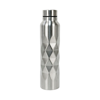 Bouteille d'eau isotherme chic en acier inoxydable personnalisée, anti-fuite, sous vide, 1 litre (32 oz), pour bus, 1000 ml