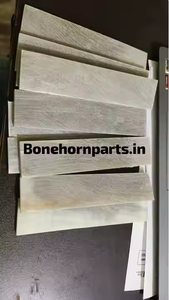 Escamas para mango de cuchillo de cuerno de buey, talladas y pulidas, artesanía natural - Product Image 4