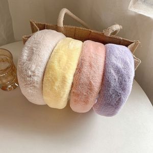 Tschick-diademas de felpa de colores para mujer y niña, bandanas suaves encantadoras para el pelo, accesorios para el cabello para mujer - Product Image 3