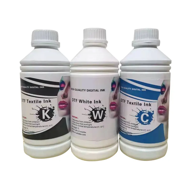 white DTF INK Direct to transfer film ink for epson printheads