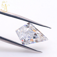 Xingsial el yapımı kesme 3x5mm 10x14mm GRA sertifikalı gevşek elmas taş beyaz DEF renk VVS1 uçurtma kesim moissanit taş
