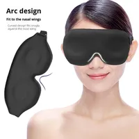 Masque de sommeil pour dormeurs latéraux, femmes et hommes, masque pour les yeux bloquant la lumière, masque de sommeil 3D profilé