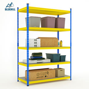 Hotsale Yiwu Guangzhou Heavy Duty <span class=keywords><strong>Angle</strong></span> Galvanisé Trou Intérieur Poudre Enduit Boltless Racks Étagères 175 kg 180X90X40 <span class=keywords><strong>cm</strong></span> ph - Product Image 5