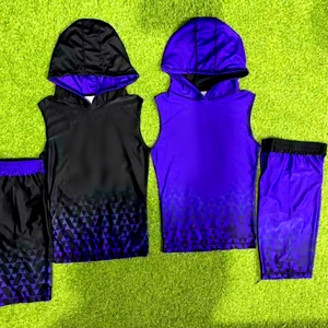 เสื้อฟุตบอลแบบมีฮู้ด7-on-7เสื้อทีมระบายอากาศได้ดีน้ำหนักเบากันความชื้น - Product Image 1