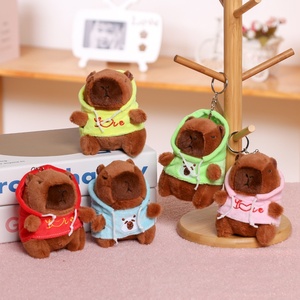<span class=keywords><strong>Porte</strong></span>-clés en peluche résistant à l'eau au design unique, <span class=keywords><strong>porte</strong></span>-clés en alliage durable avec adorable pendentif cochon d'Inde - Product Image 3