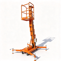 Plateforme élévatrice hydraulique électrique mobile de 12 m pour l'entretien des plafonds d'hôtel