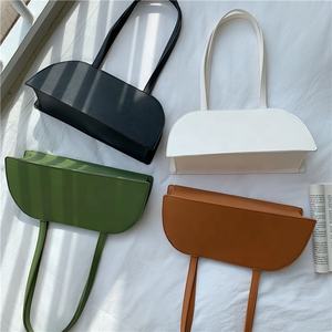 Nouveau sac à bandoulière pour femme en couleur unie avec logo personnalisé coréen, sac à main tendance pour femme - Product Image 4