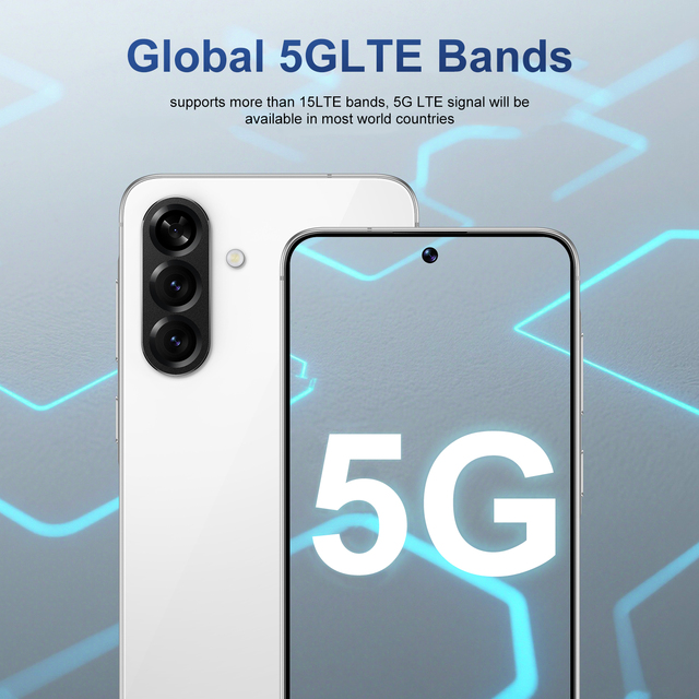 Factory Direct 5G Smartphone Mobile Phones 7.3 Inch Large Screen Android 15 OS 108MP Camera 8000mAh Battery Dual SIM Card CDMA