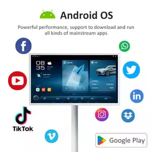 Sistema Android Venta caliente 21,5 pulgadas portátil Smart Tv pantalla táctil con precio bajo soporte Tv giratorio Smart Mobile Tv - Product Image 6