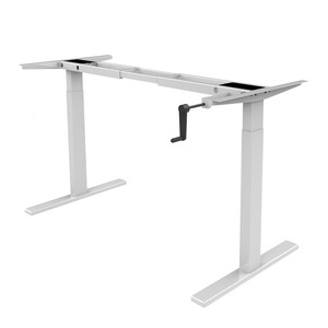 <span class=keywords><strong>Bureau</strong></span> ergonomique réglable en hauteur, support pour ordinateur de <span class=keywords><strong>bureau</strong></span>, avec <span class=keywords><strong>manivelle</strong></span> manuelle - Product Image 4