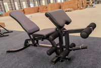 Banc de musculation multifonctionnel réglable inclinable et déclinable pour curls, extensions de jambes, à charges, pour usage domestique et commercial