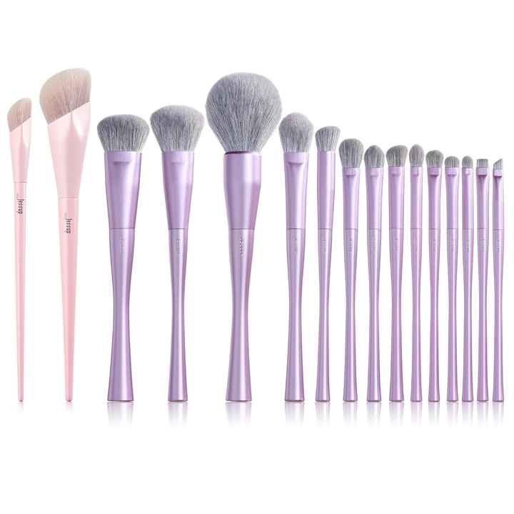 For Jessup Professional Kabuki Style Makeup Brushes Set T512 T497 Foundation & Concealer Brush Customizable Material for Eye Use
