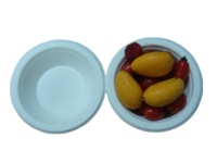 Vaisselle jetable en bagasse biodégradable robuste, bols alimentaires en canne à sucre pour cantine scolaire, restauration de bureau, bol de 12 oz