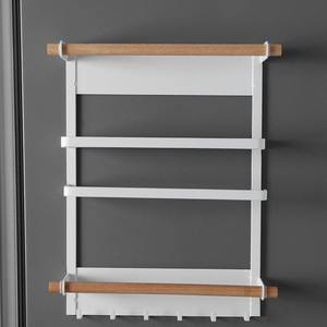 Étagère magnétique de réfrigérateur à trois niveaux, support de rangement latéral sans perçage, <span class=keywords><strong>porte</strong></span>-serviettes - Product Image 6